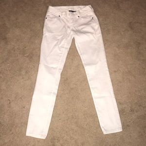 White jeans, Armani exchange